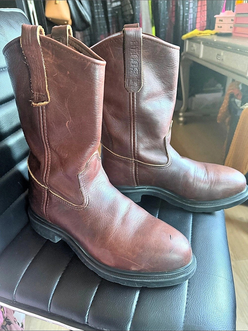 Red Wing Shoes 4470 Leather Boots US 8 D Brown